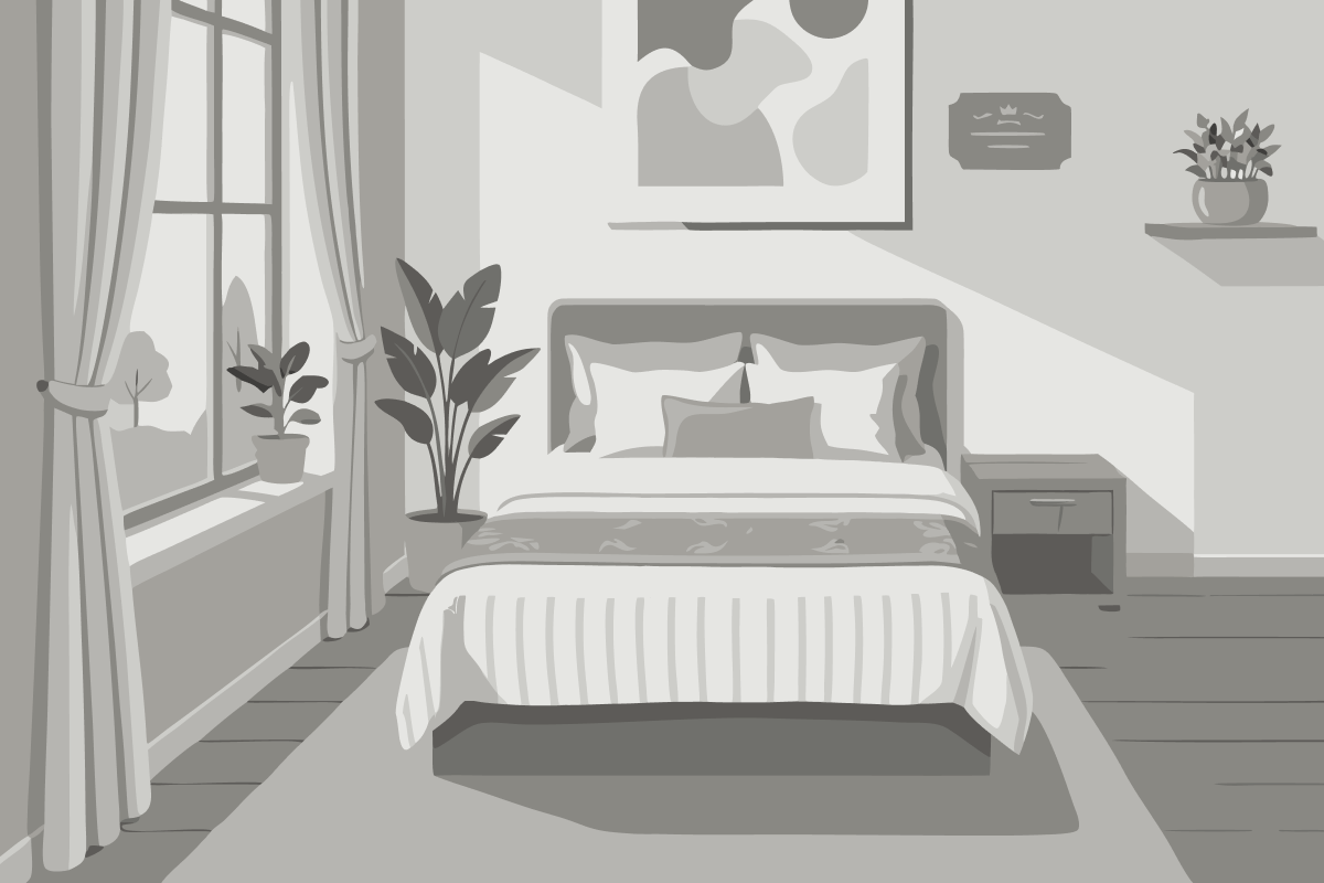 One-Bedroom Apartment A406 (Side Sea View)